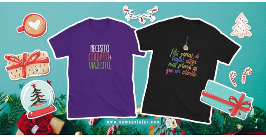 Camisetas Navideñas para Viajeros: Regala Estilo y Espíritu Aventurero en VamoAViajar.com