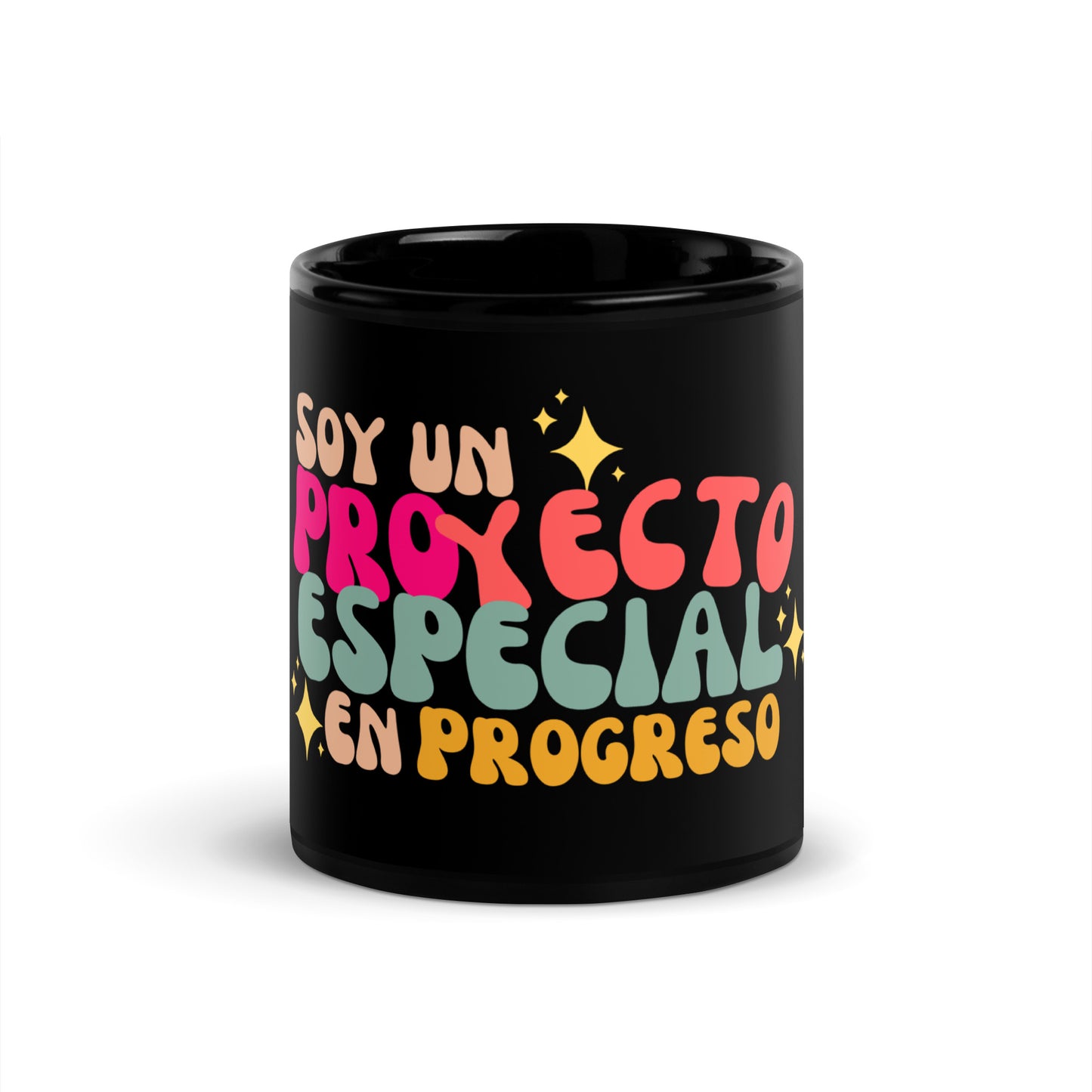 Black Glossy Mug: Proyecto Especial 7