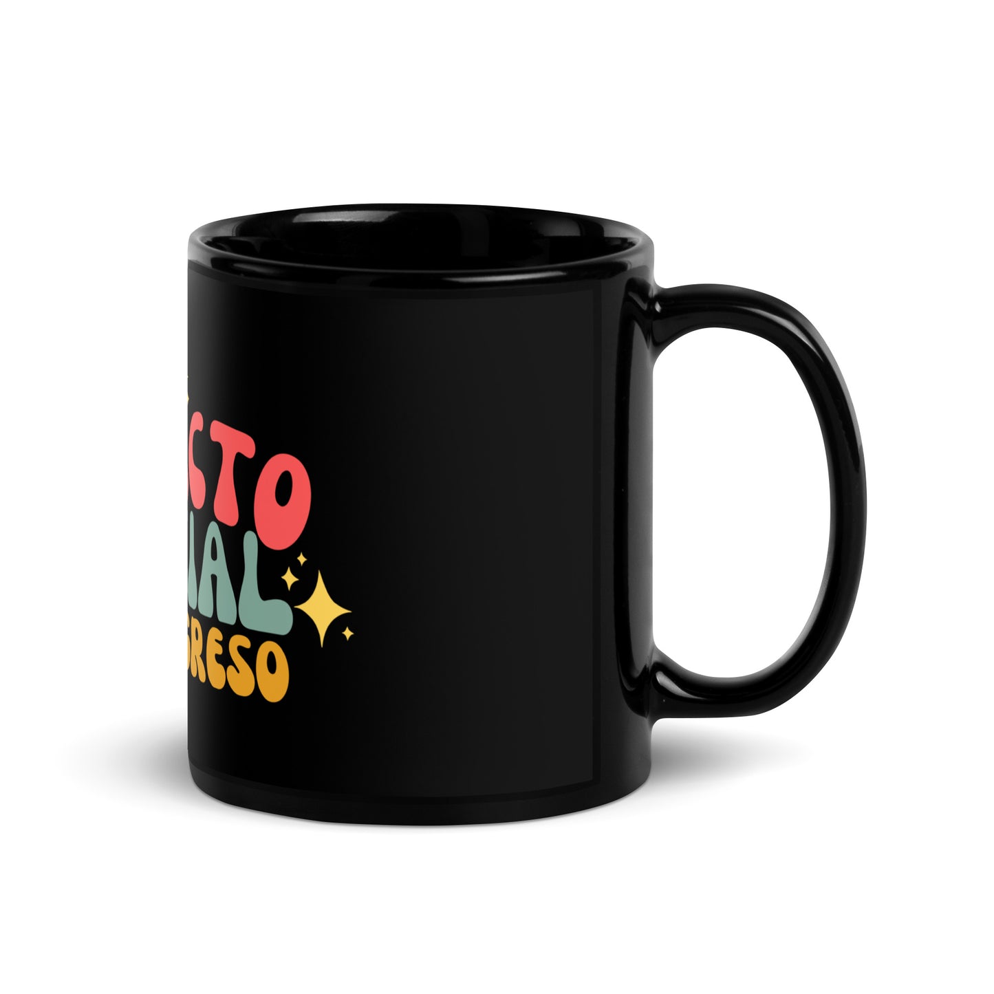 Black Glossy Mug: Proyecto Especial 7